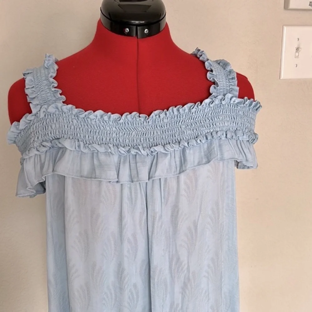 Anthropologie Fin Open Shoulder Too Size Medium - Picture 7 of 11